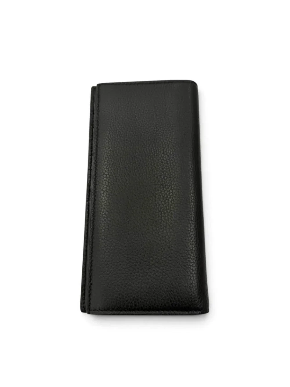Dior Homme Leather CD Logo Wallet Bifold Black